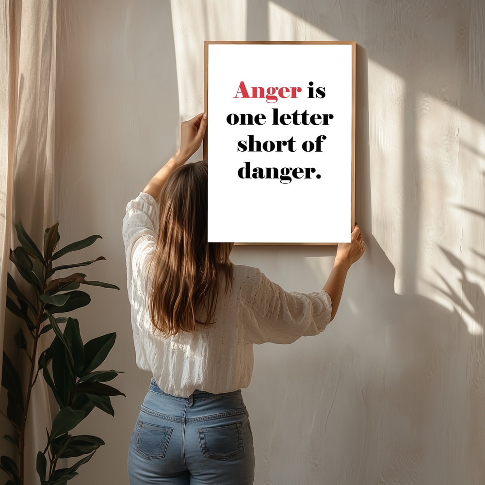 Anger One Letter Danger