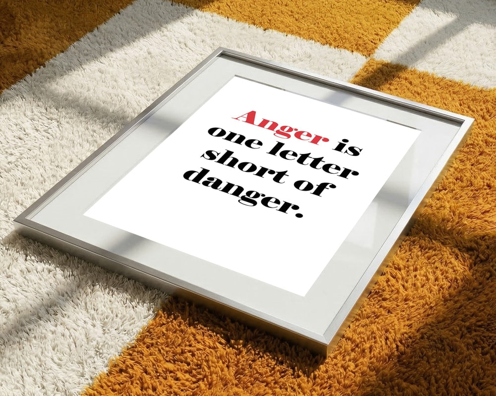 Anger One Letter Danger