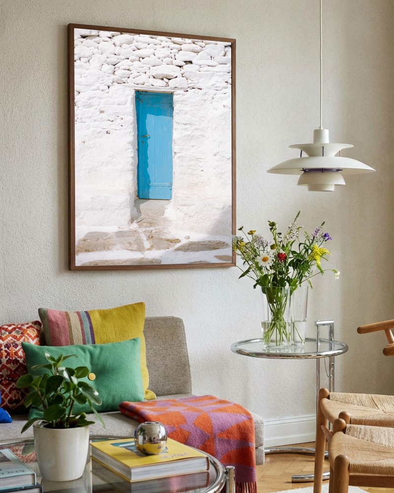 Mediterranean Blue Door