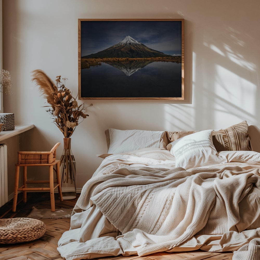 Starry Mountain Reflection