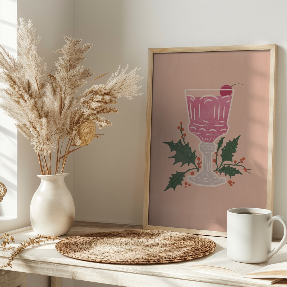 Pink Holly Cocktail