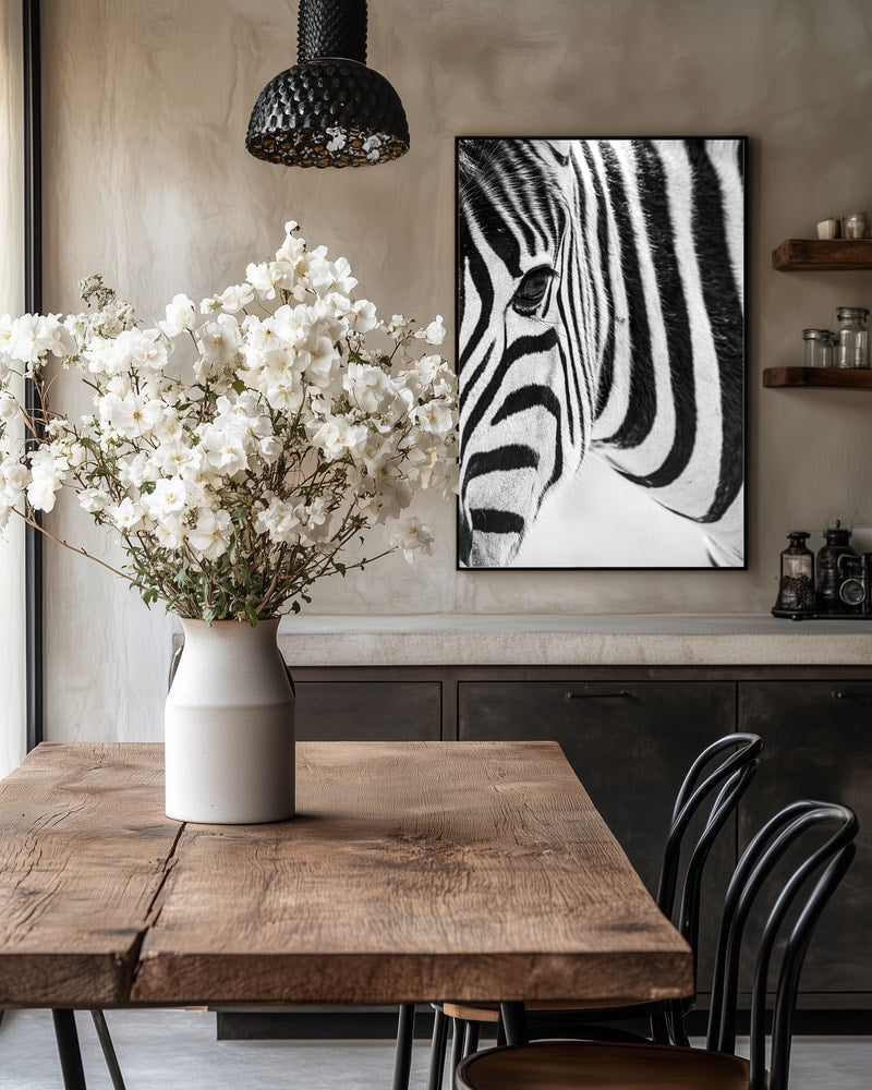 Black And White Zebra