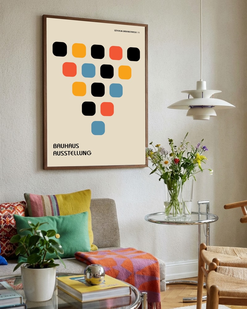 Colorful Bauhaus Exhibition