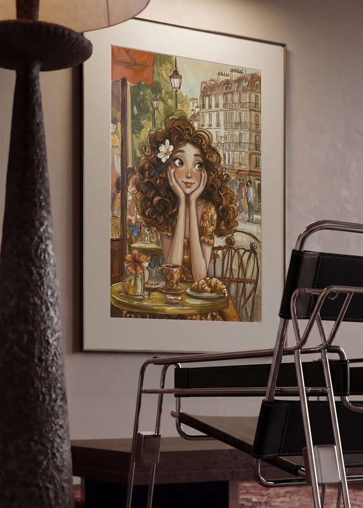 Dreamy Girl Paris Cafe