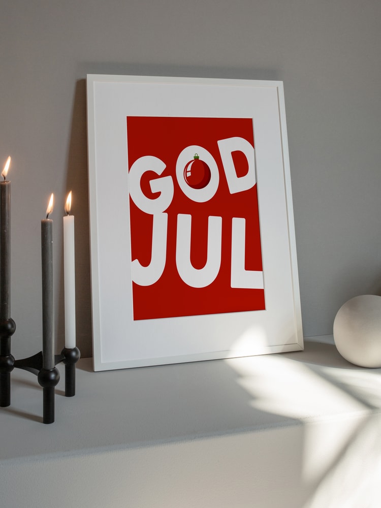 Festive God Jul Ornament
