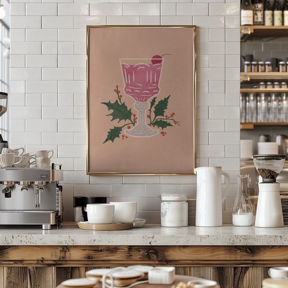 Pink Holly Cocktail