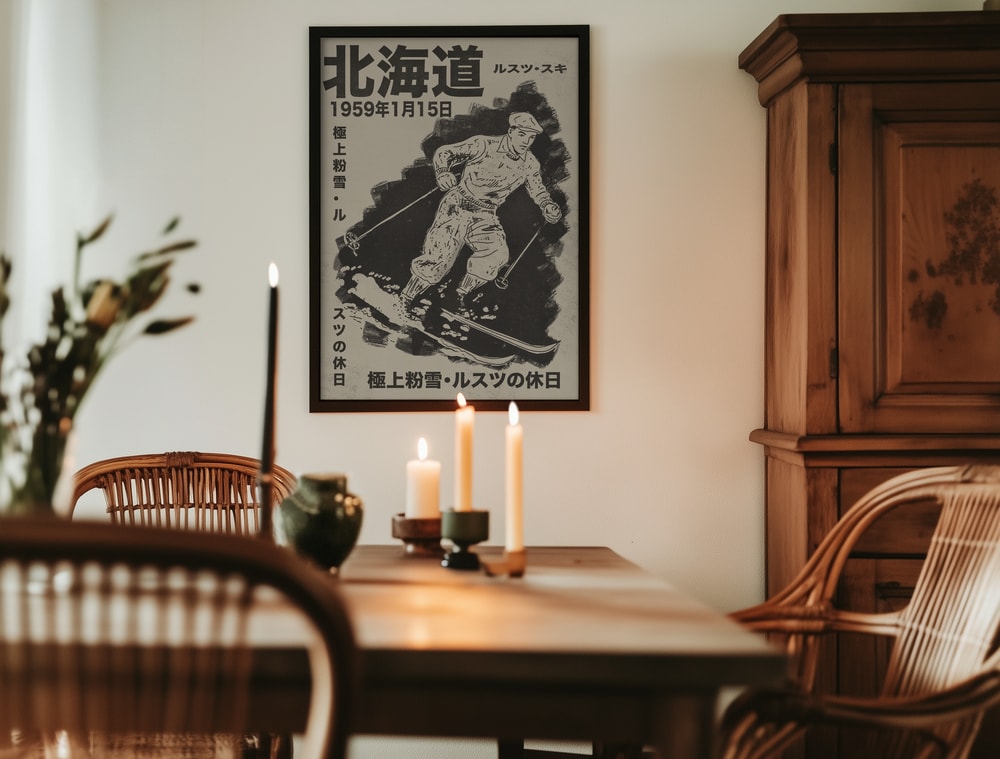 Vintage Hokkaido Skier
