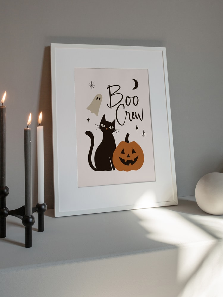 Boo Crew Halloween Cat