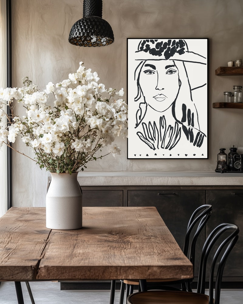 Woman in Hat Portrait