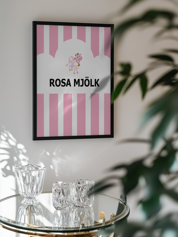 Sweet Pink Cow Stripes