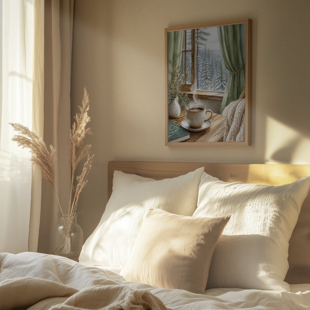 Cozy Winter Window View