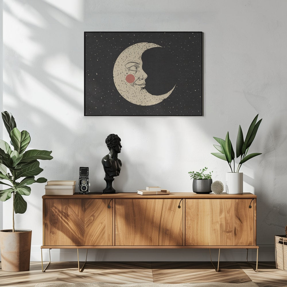 Sleeping Crescent Moon