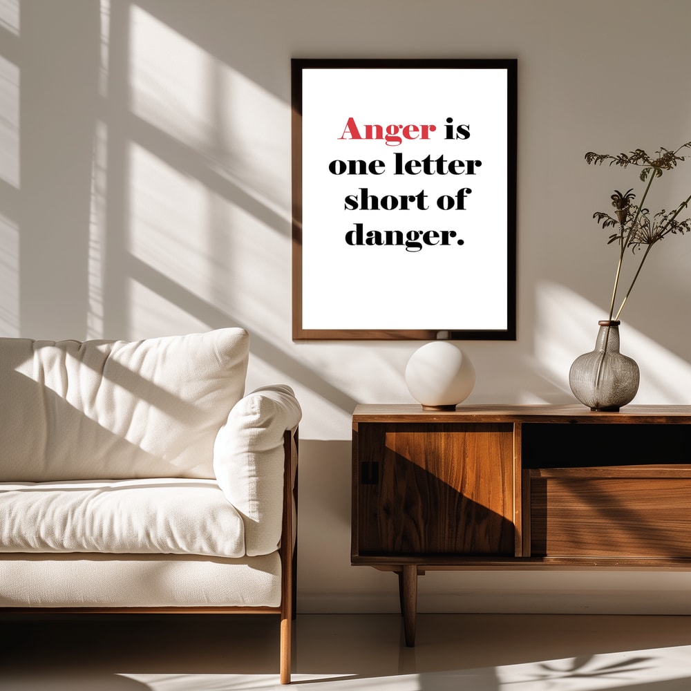 Anger One Letter Danger