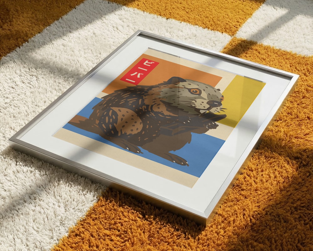 Retro Japanese Beaver