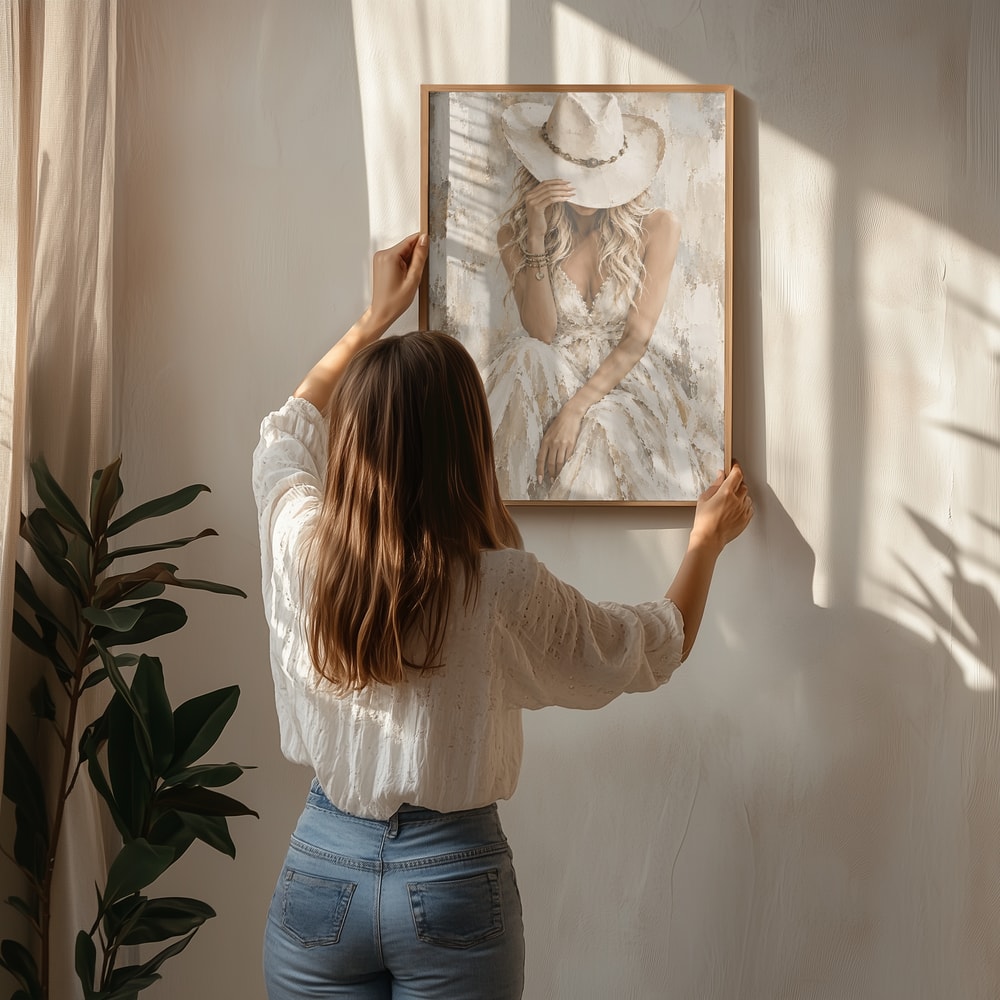 Elegant Western Woman