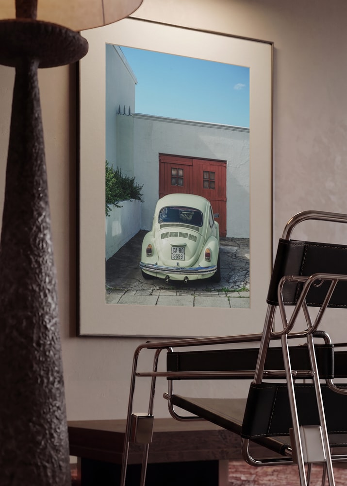 Vintage Beetle Red Door