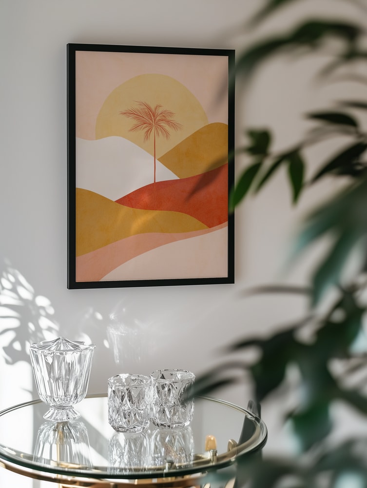 Solnedgång i öknen