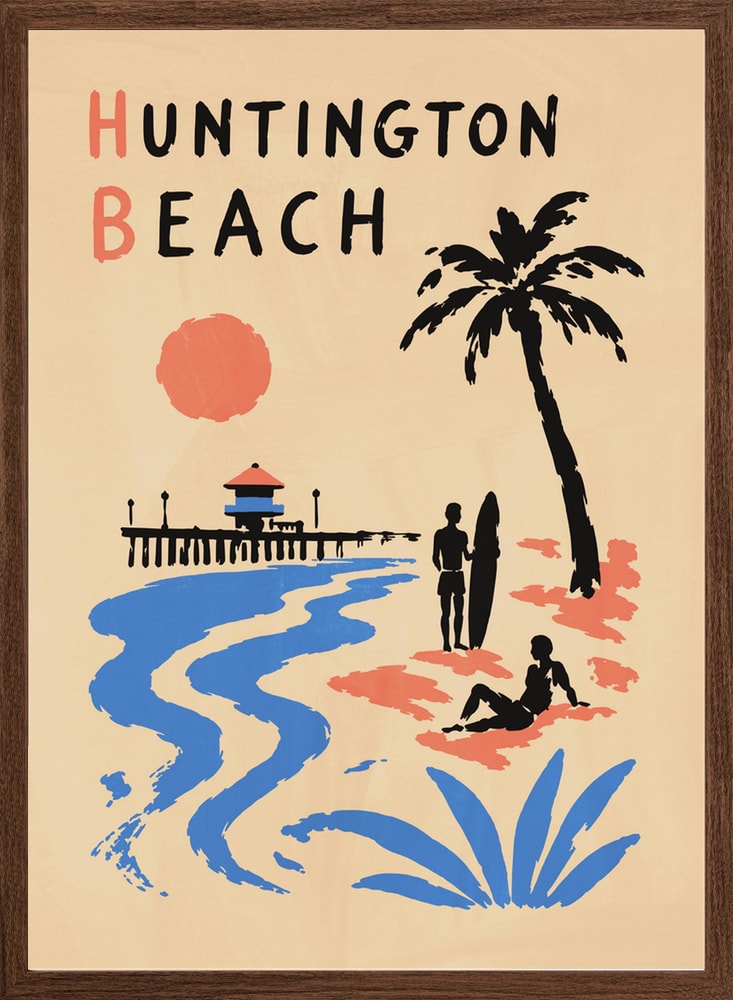 Huntington Beach Surf Scene