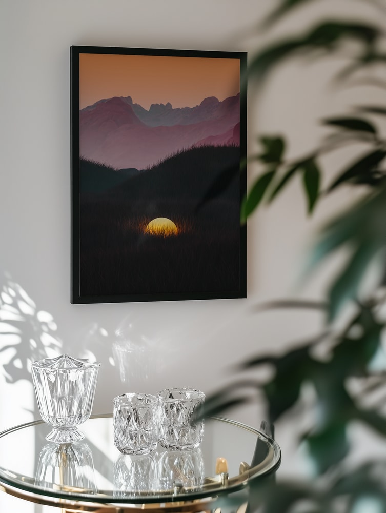 Golden Orb Landscape
