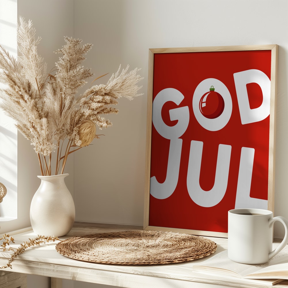 Festive God Jul Ornament