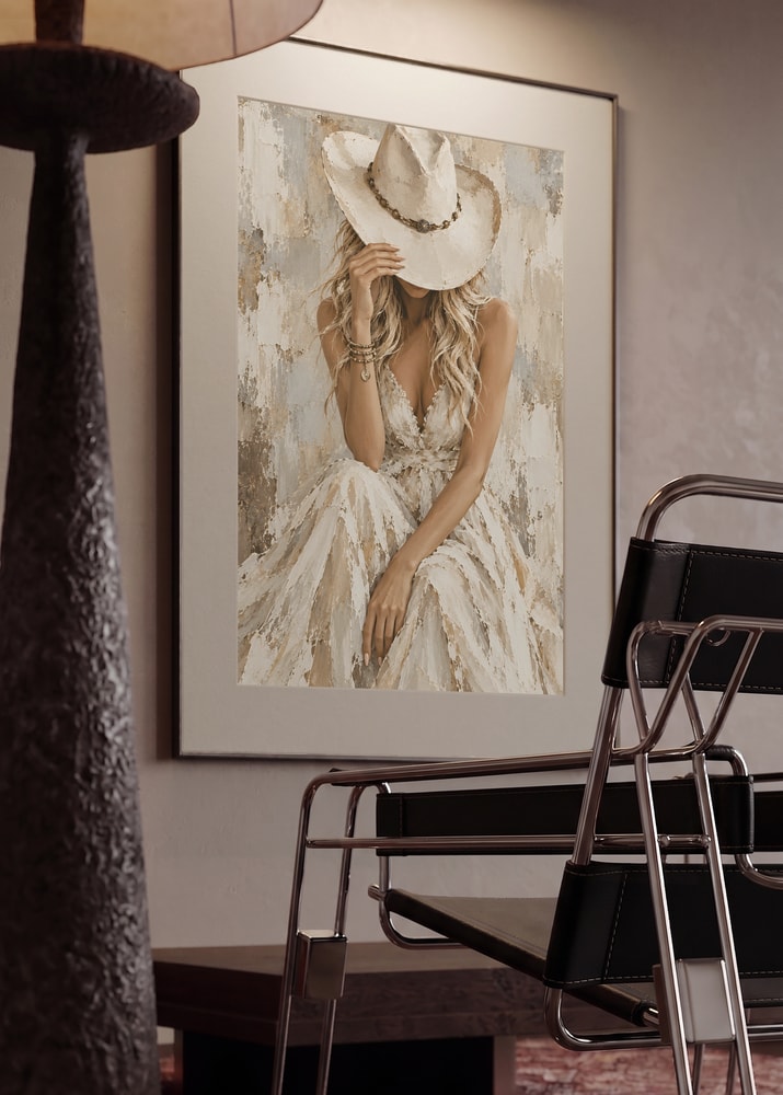 Elegant Western Woman