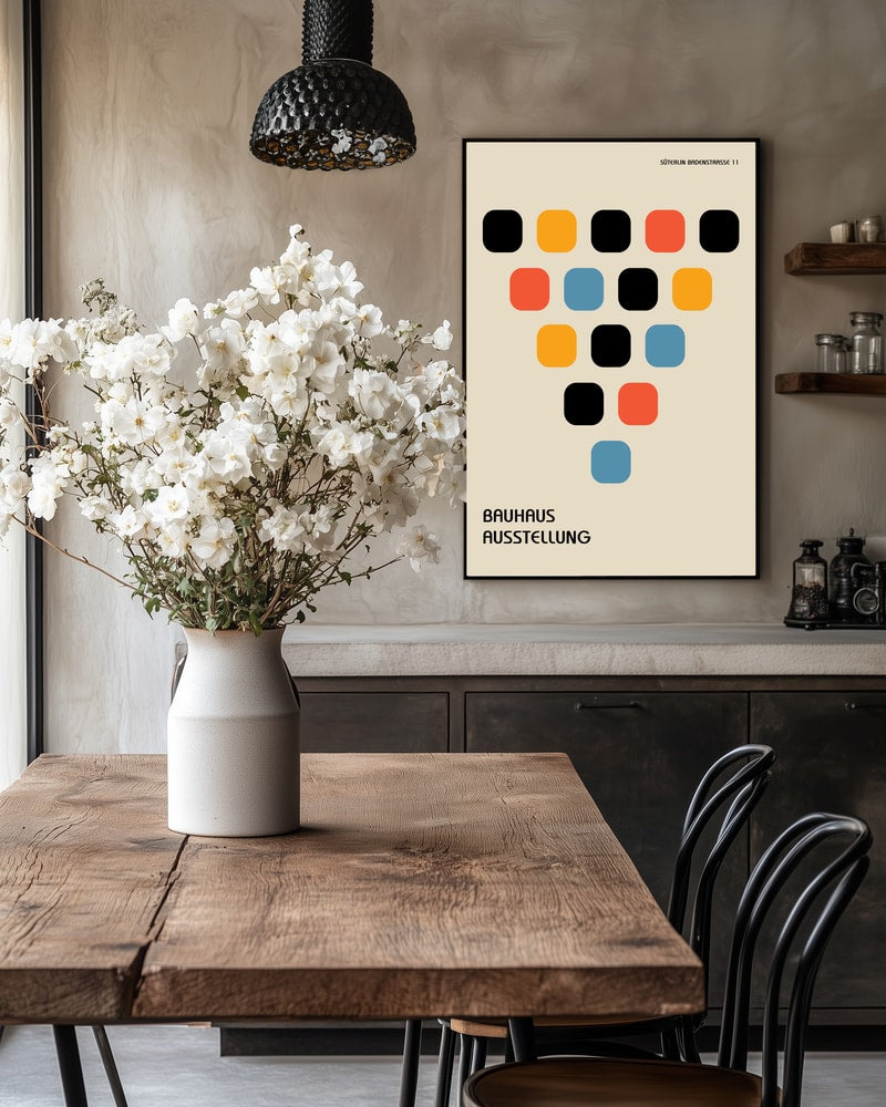 Colorful Bauhaus Exhibition