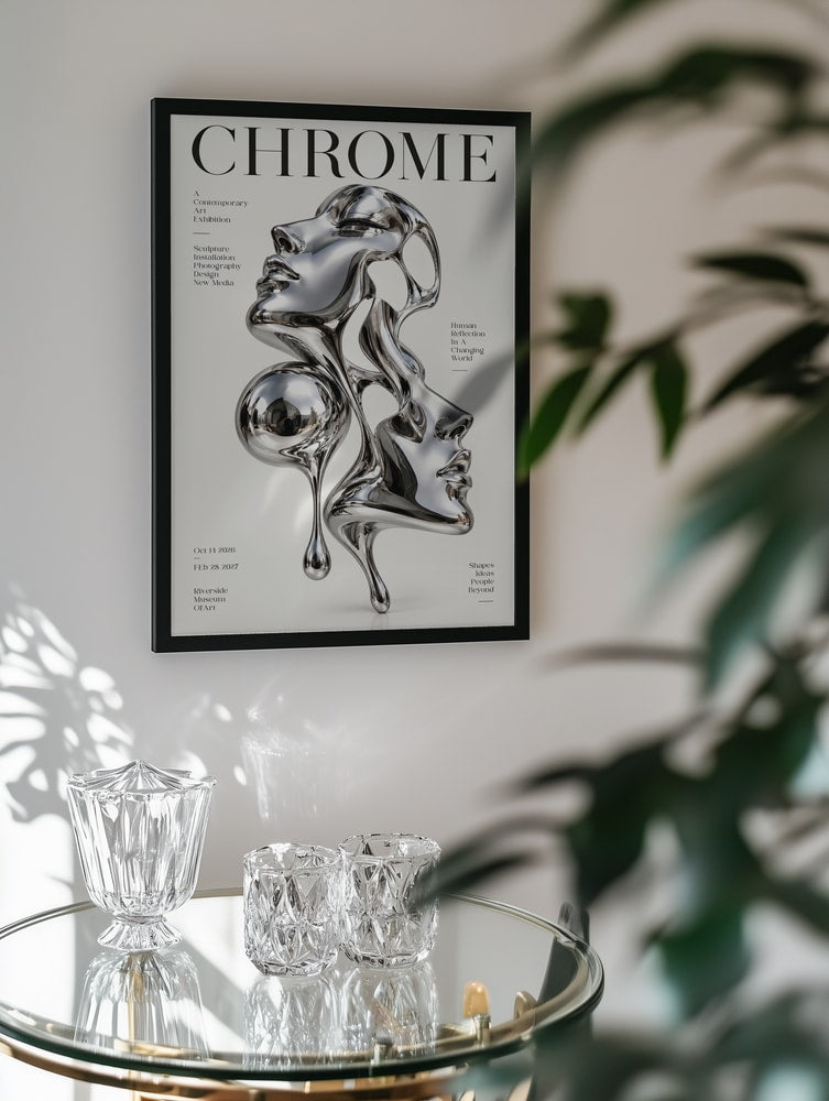 Reflective Chrome Faces