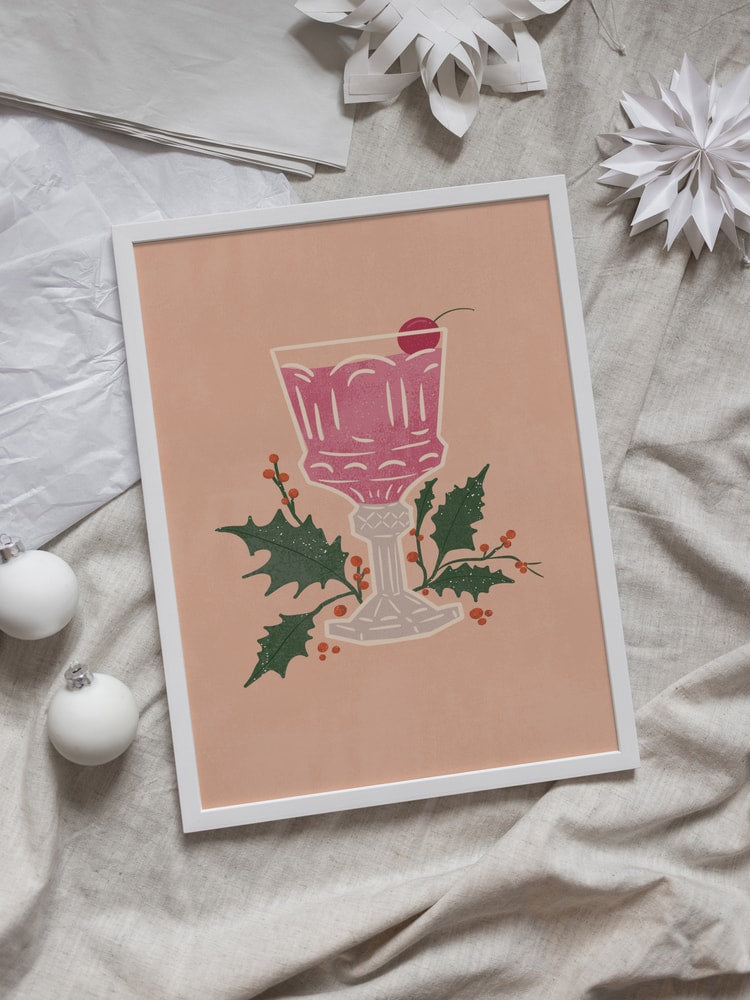 Pink Holly Cocktail