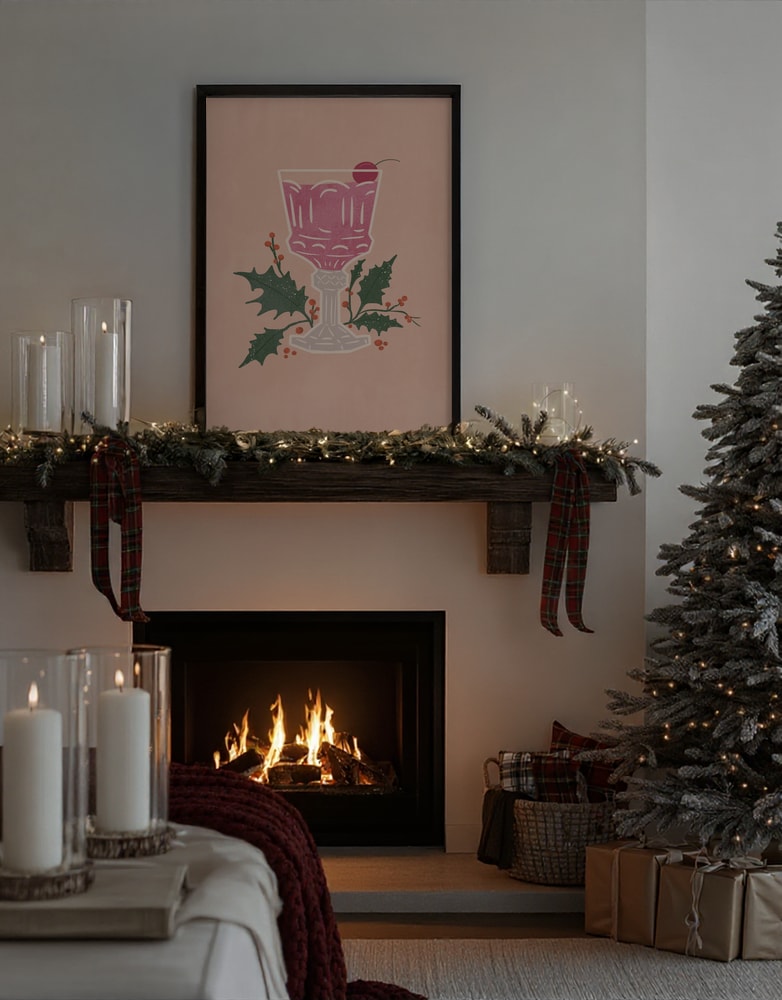 Pink Holly Cocktail