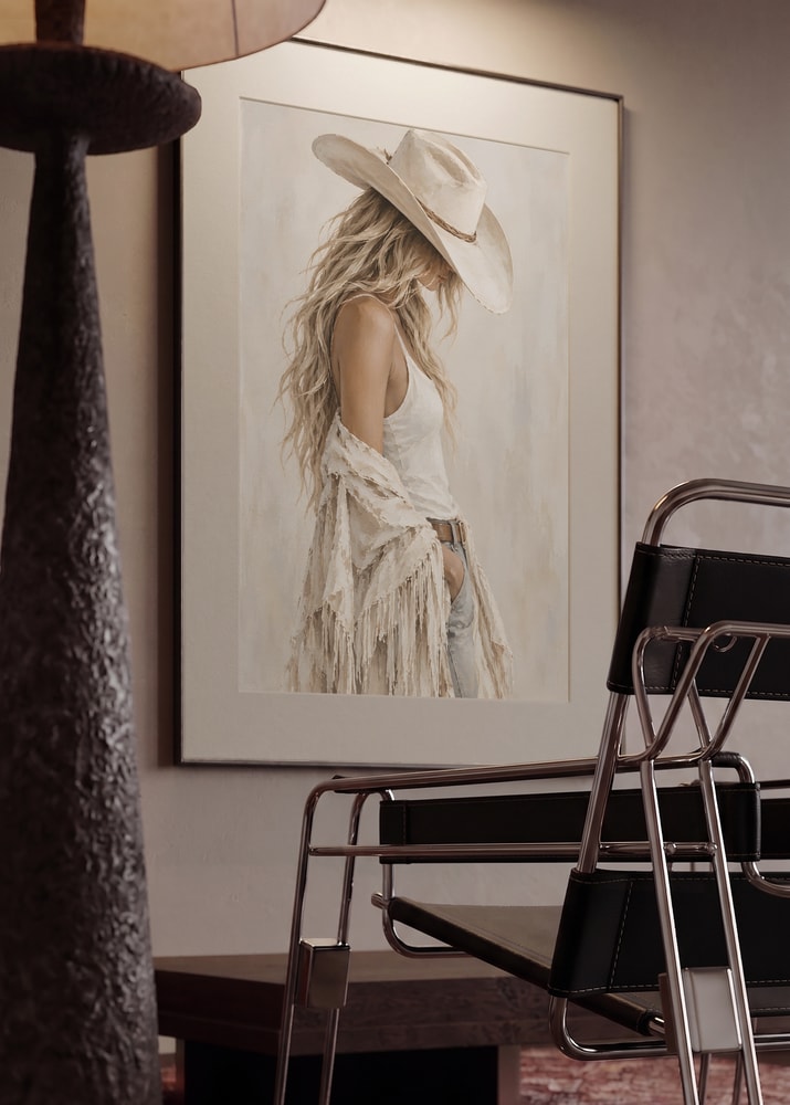 Blonde Cowgirl Serenity