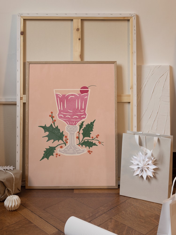 Pink Holly Cocktail