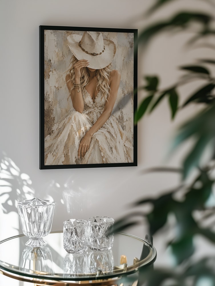 Elegant Western Woman