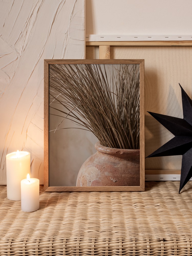 Rustic Terracotta Dry Grass