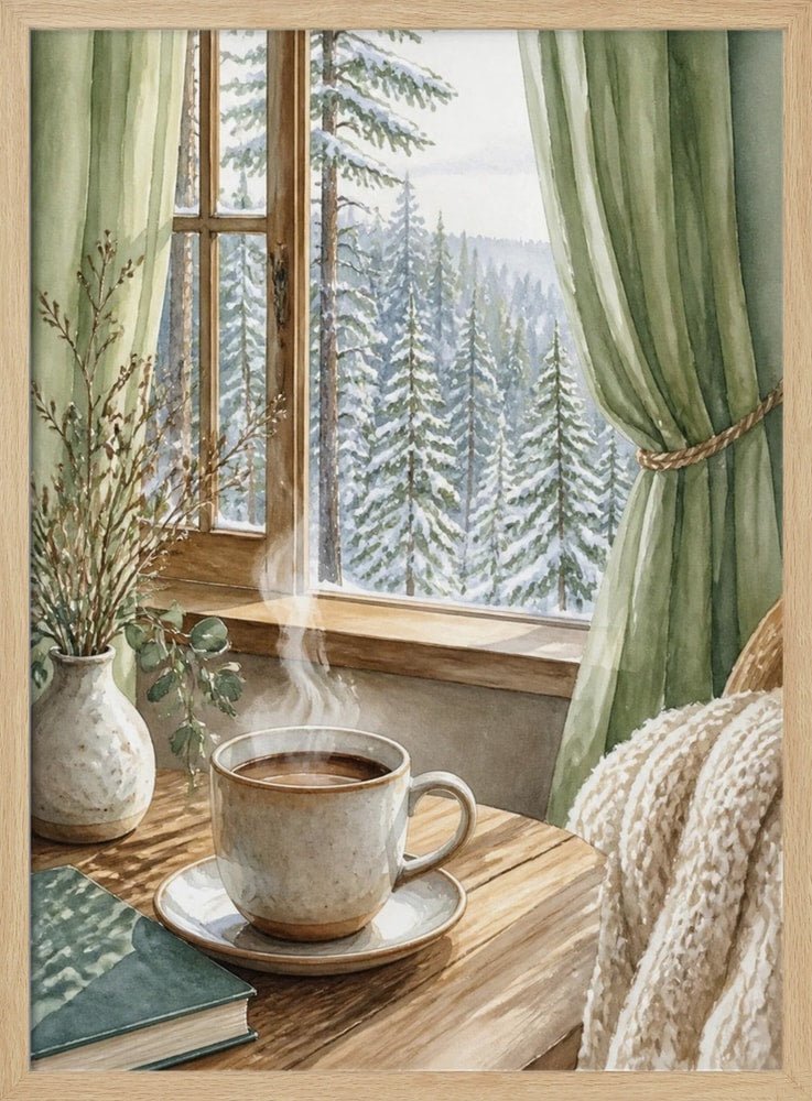 Cozy Winter Window View