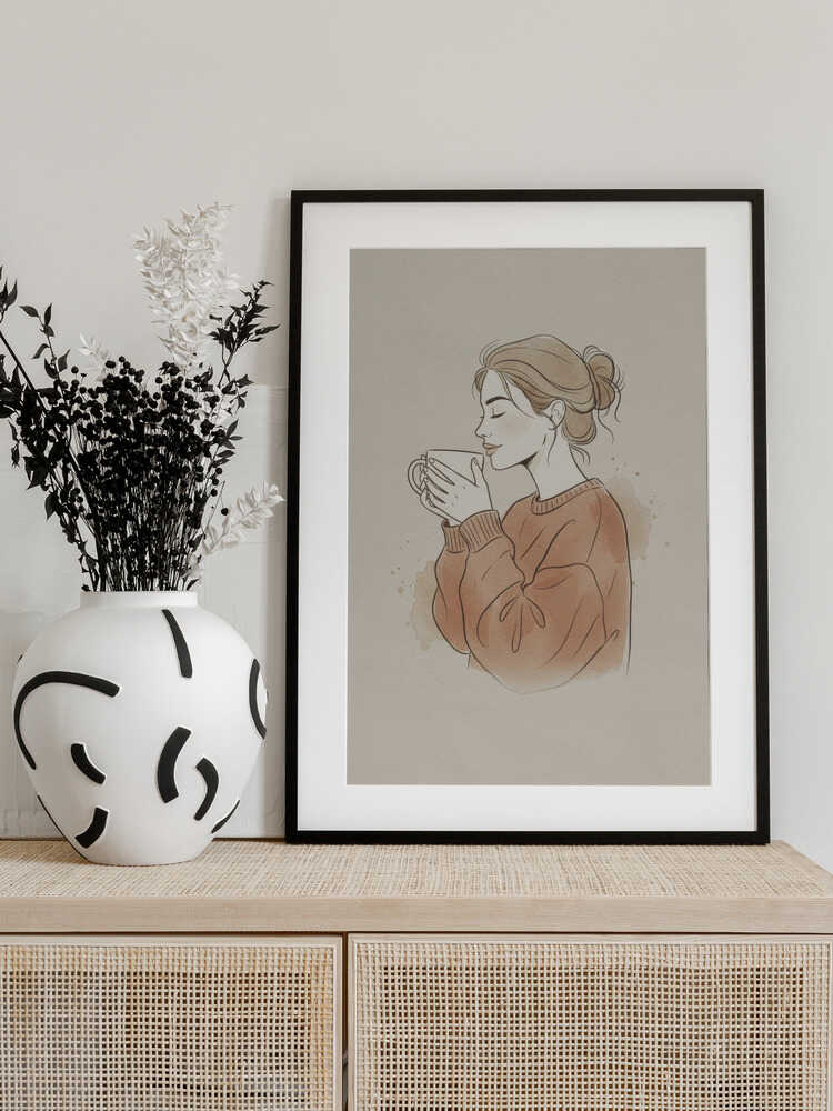 The First Sip of My Morning Coffee