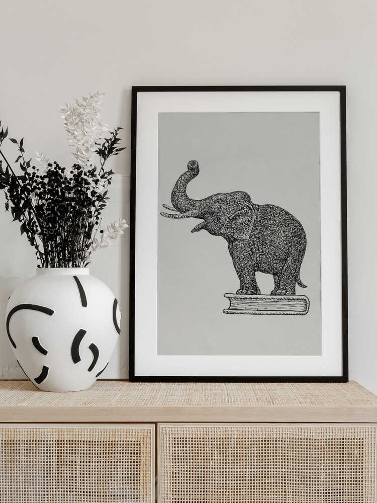 Elephant On a Book (1935 1936)