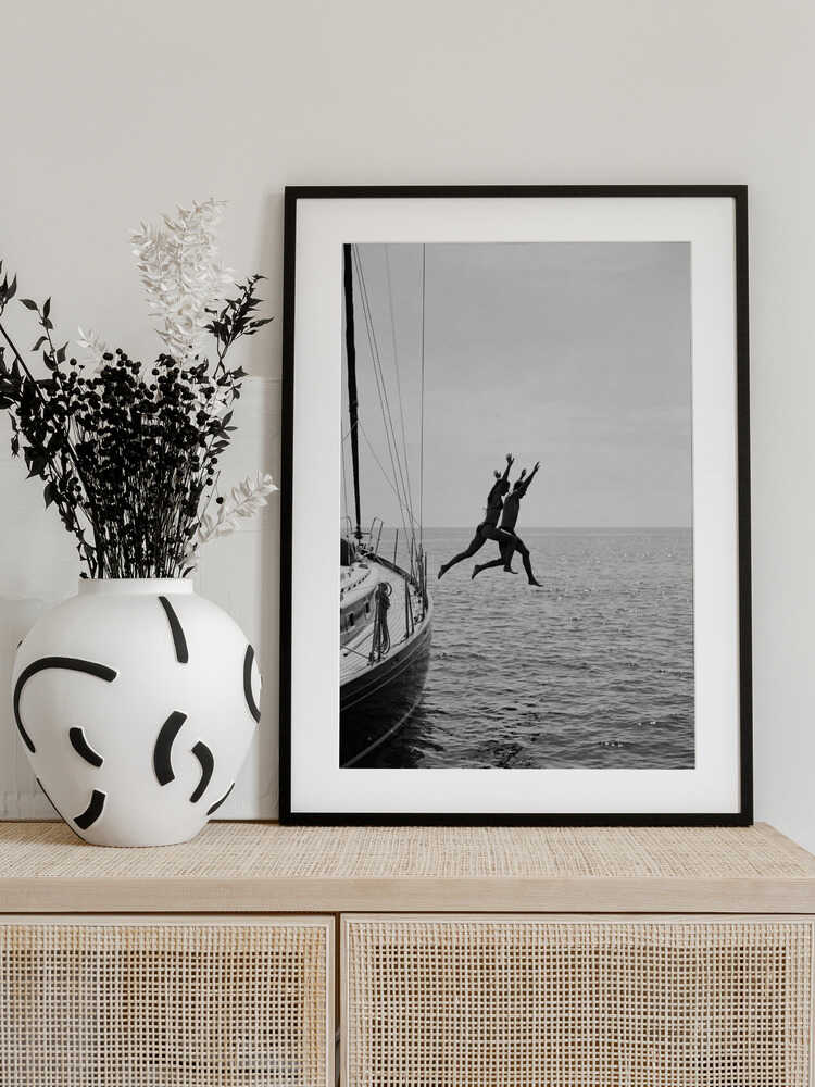 Jumping From a Boat