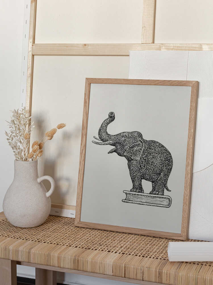 Elephant On a Book (1935 1936)