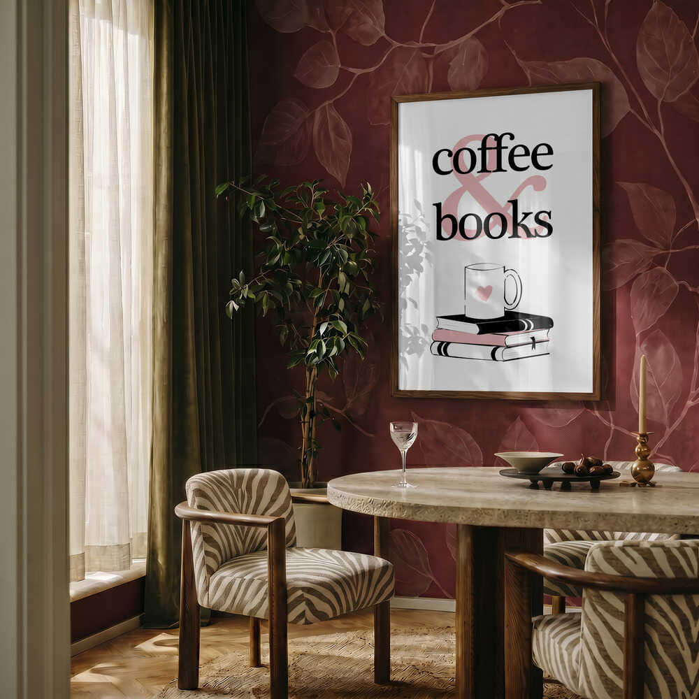 Coffee Books Heart