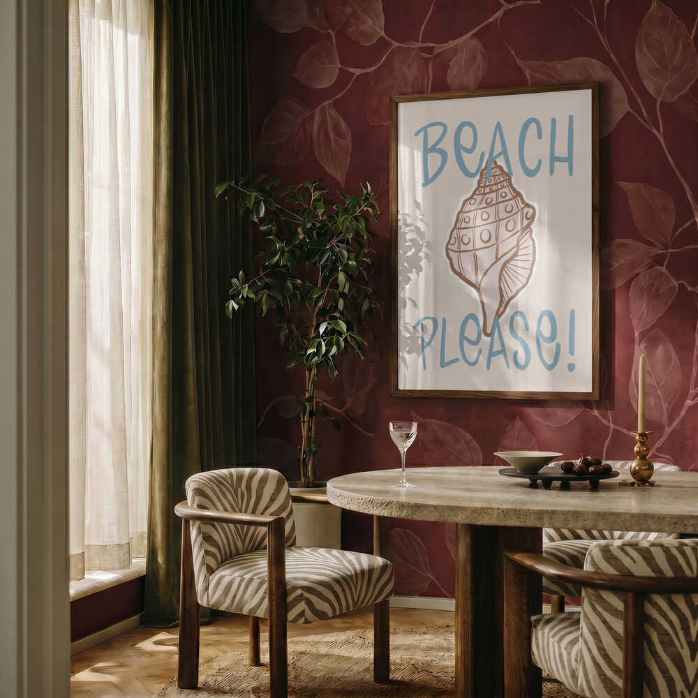 Beach Please Conch Shell