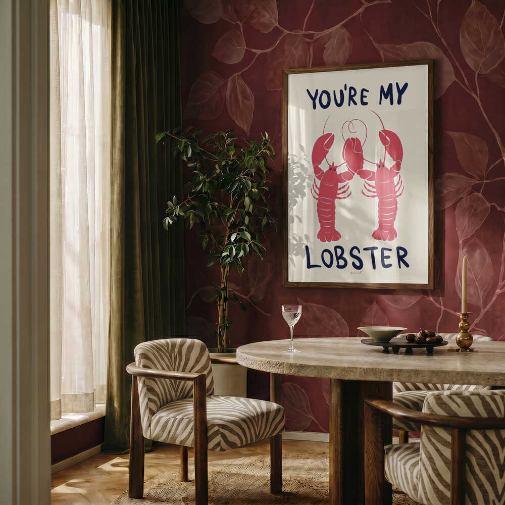 Romantic Lobster. You're My Lobster