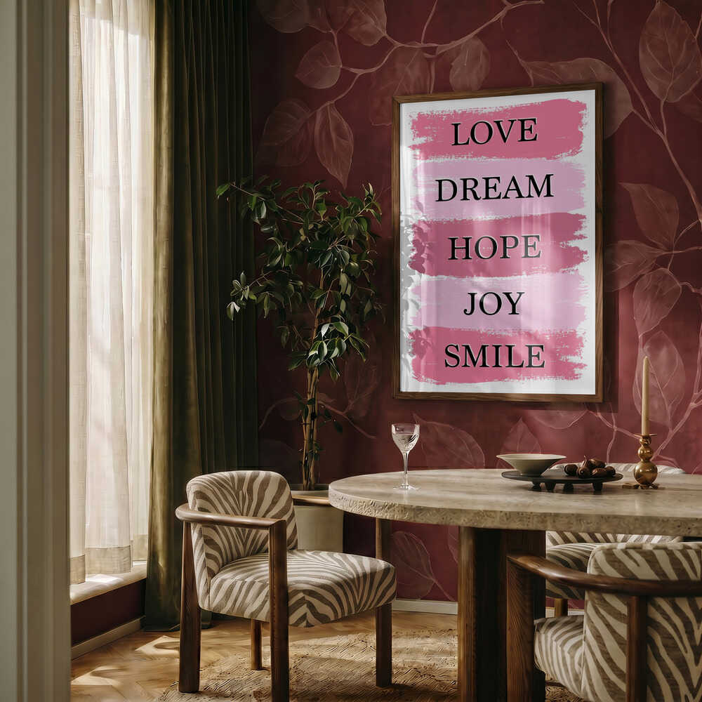 Pink Inspirational Words