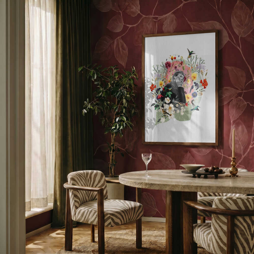 Dreamy Floral Reflection