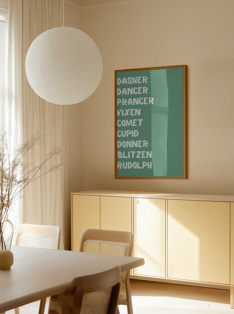 Reindeer Names - Green