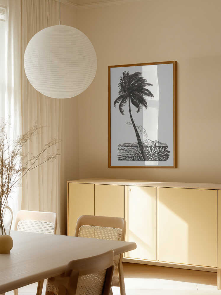 Palm Tree With an Island (ca. 1891–1941)