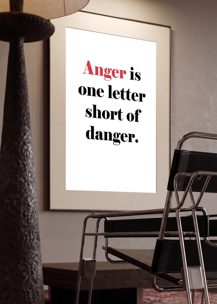 Anger One Letter Danger