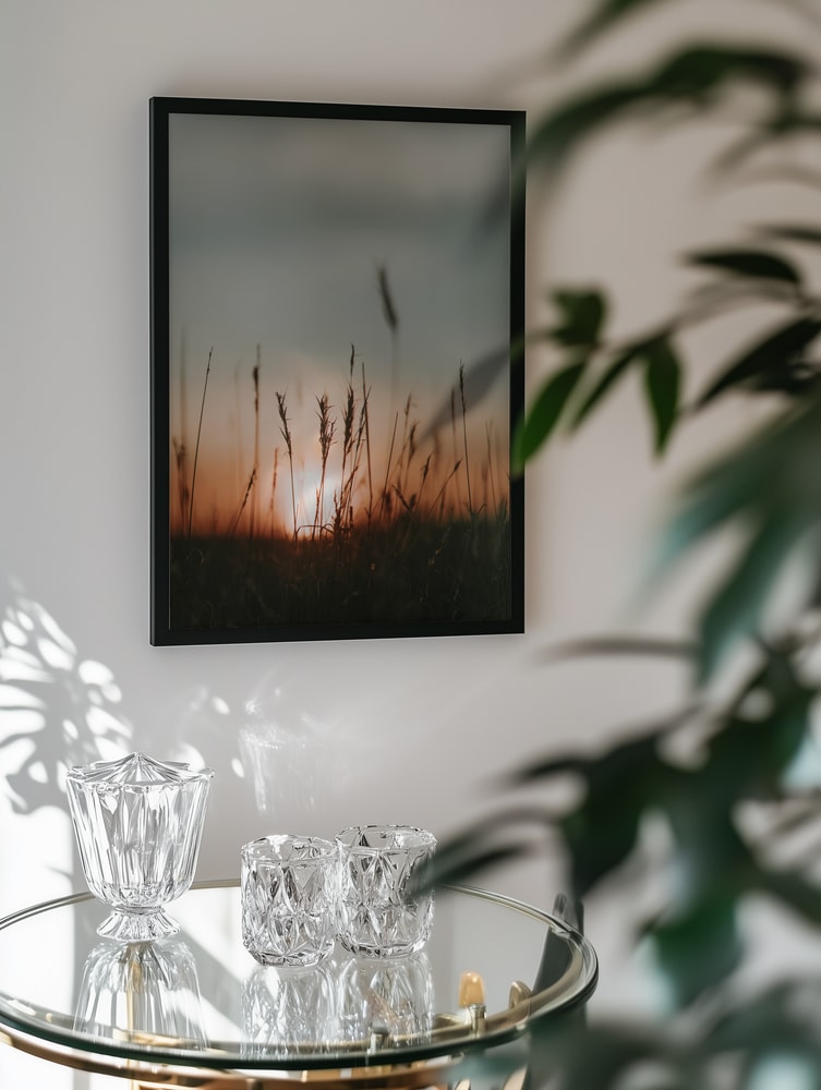 Golden Hour Field Grass
