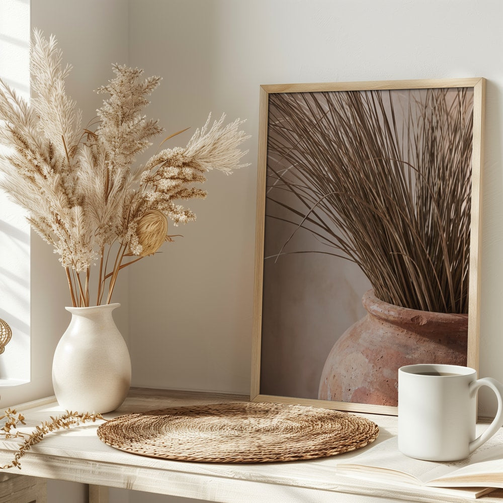 Rustic Terracotta Dry Grass