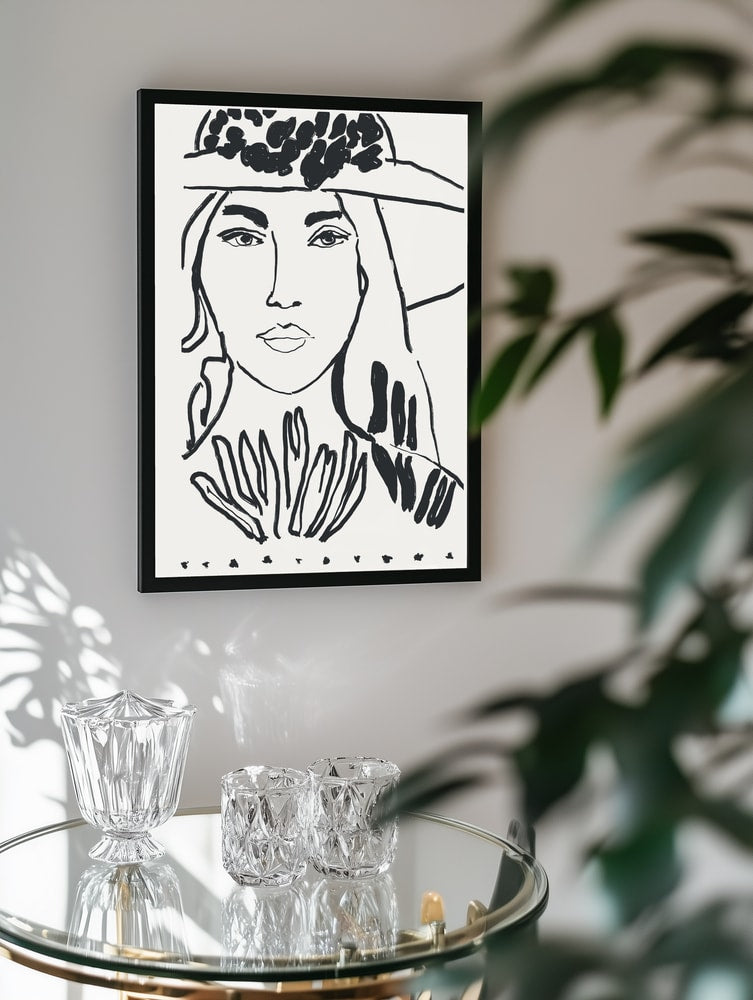Woman in Hat Portrait