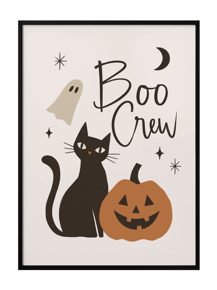 Boo Crew Halloween Cat
